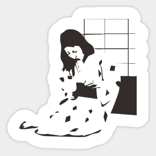 Kimono girl Sticker